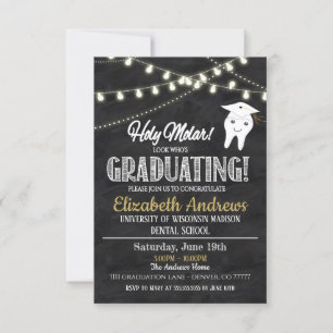 Zahnärztliche Abschluss Einladung