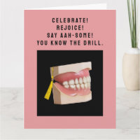 Zahnärztliche Abschluss Zahnärzte Glückwunsch