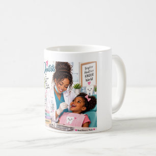 Zahnärztliche Versorgung und gesunde Gesichter Kaffeetasse