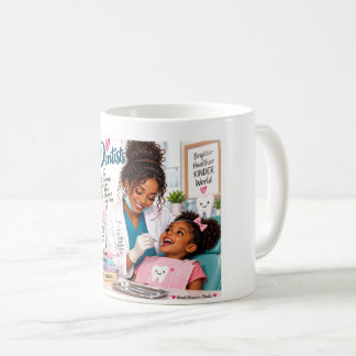 Zahnärztliche Versorgung und gesunde Gesichter Kaffeetasse