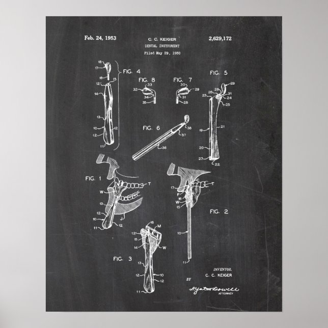 Zahnarztpatent Poster (Vorne)