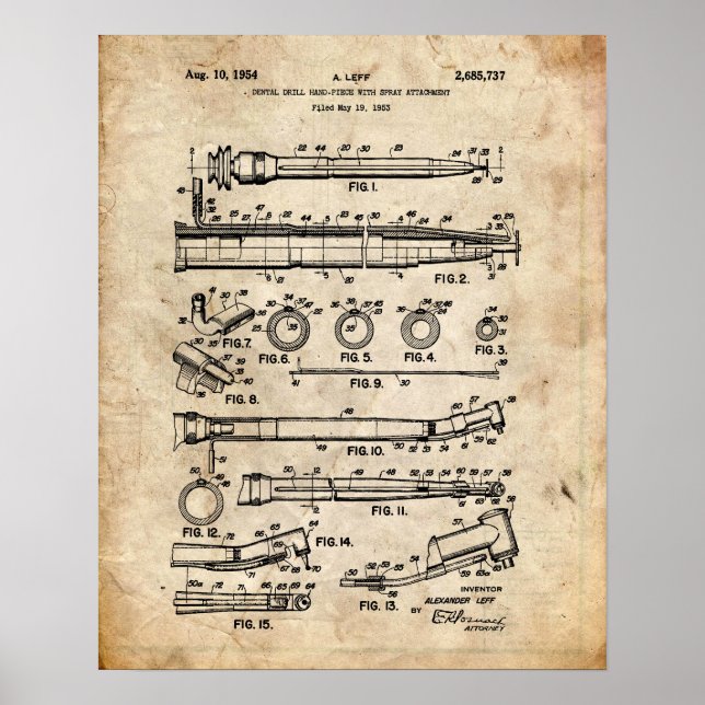 Zahnarztpatent Poster (Vorne)
