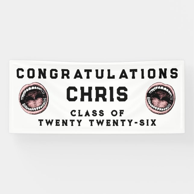 Zahnarztschullehrer-Abschluss Banner (Horizontal)