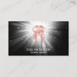 Zahnarztzahn Zahnklinik Whitening Smile Crown Visitenkarte