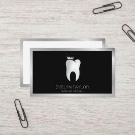 Zahnarztzahn Zahnklinik Whitening Smile Crown Visitenkarte