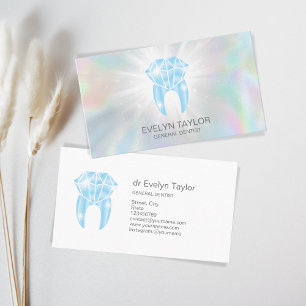 Zahnarztzahn Zahnklinik Whitening Smile Crown Visitenkarte