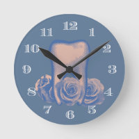 Zahnarztzahnarzt Vintager Blumenzahn