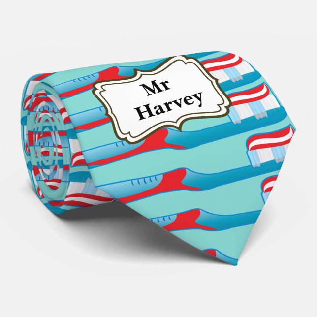 Zahnarztzahnarztzahnarzt Krawatte (Gerollt)