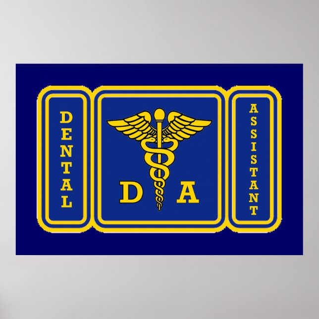 Zahnassistent Poster (Vorne)
