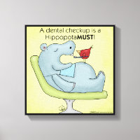 Zahnaufkasse Hippopotamus