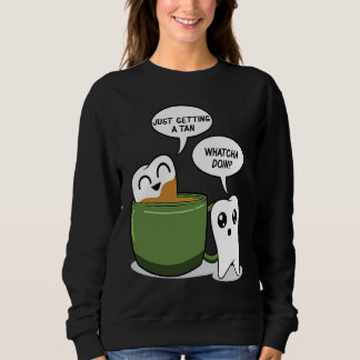 Zahnbad in Kaffee  Zahnarzt Dentalhilfe Sweatshirt