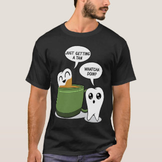 Zahnbad in Kaffee  Zahnarzt Dentalhilfe T-Shirt