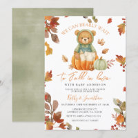 Zahnbärenfall in Liebe Pumpkin Baby Dusche