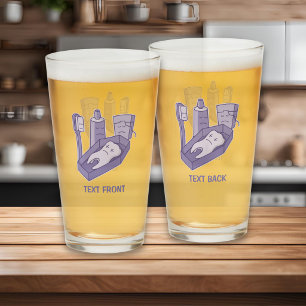 Zahnbegräbnis Glas