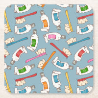 Zahnbürste-u. Zahnpasta-Muster