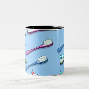 Zahnbürsten Zweifarbige Tasse