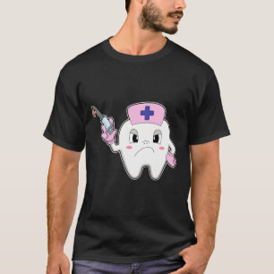 Zähne als Krankenschwester mit Spritze.PNG T-Shirt