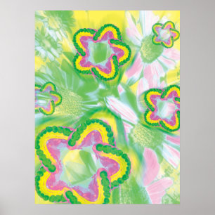 Zähne Modell Spin Design Zahnarzt Gelbes Poster