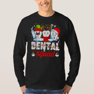 Zähne Santa Reindeer Weihnachtszahnärzte T-Shirt