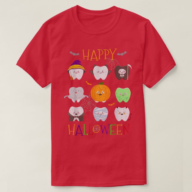 Zähne-Zahnarzt T-Shirt (Design vorne)