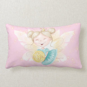 Zahnfee-offizielles Kissen  Prinzessin mit Münze
