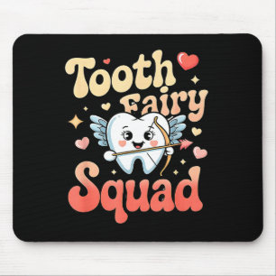 Zahnfee-Truppe Süße Zahnfee Retro Zahnmedizin Humo Mousepad