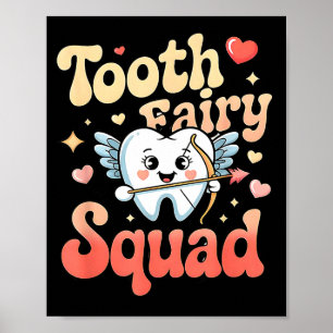 Zahnfee-Truppe Süßer Zahn Retro Zahnarzt Humor Poster