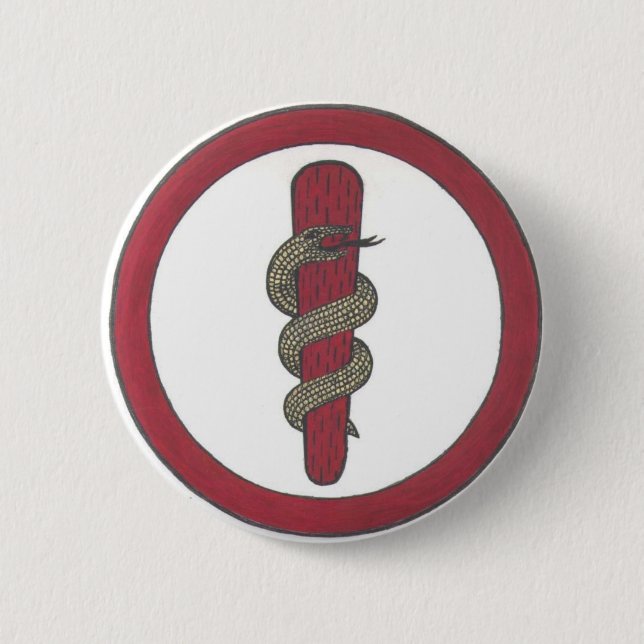 Zahnheilkunde Button (Vorderseite)