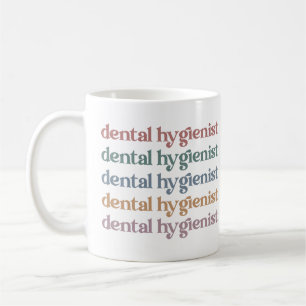 Zahnhygienischer Retro RDH Zahnarztspenden Kaffeetasse