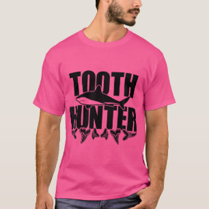 Zahnjäger Paläontologie Haizahn Sammeln T-Shirt