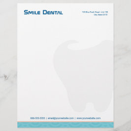 Zahnklinik | Briefkopf des Büros für Zahnärzte
