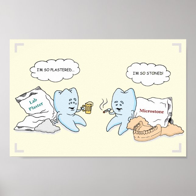 Zahnlabor-Poster Poster (Vorne)