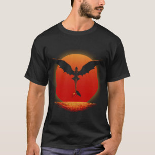 Zahnlos auf dem Sonnenuntergang Familienfreund Fre T-Shirt