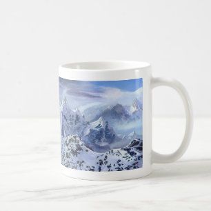 Zahnlos in der Schnee-Kaffee-Tasse Tasse