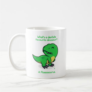 Zahnmedizin: Flossosaurus Kaffeetasse