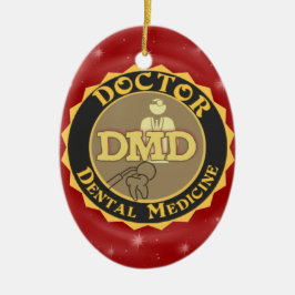 ZAHNMEDIZIN-LOGO DMD DOKTOR-OF KERAMIK ORNAMENT