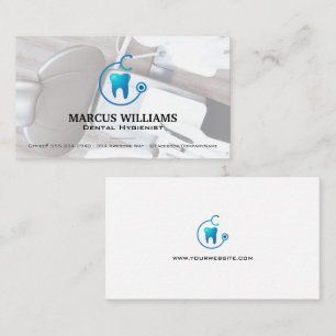 Zahnmedizin   Stand und Stethoscope Visitenkarte