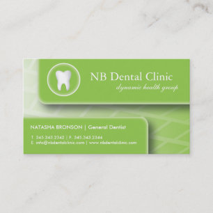 Zahnmedizinische/General-Dentist Visitenkarten Terminkarte