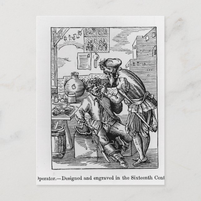 Zahnmedizinischer Betreiber Postkarte (Vorderseite)