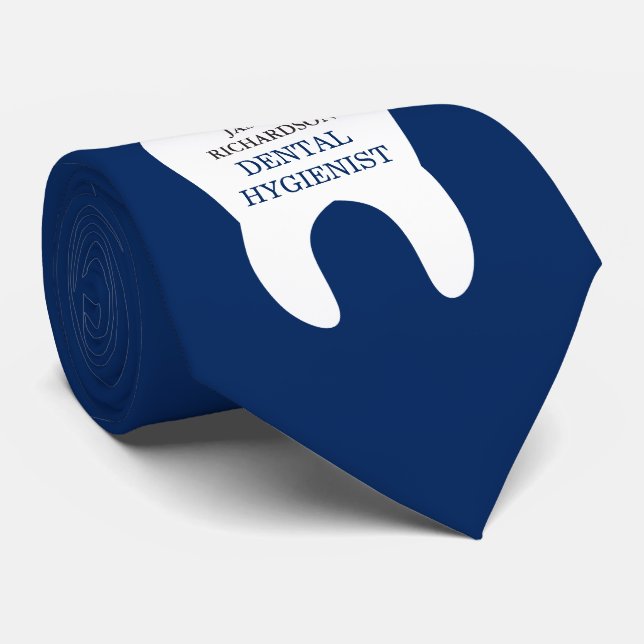 Zahnmedizinischer Titel des Arbeitskraft-Name-| Krawatte (Gerollt)