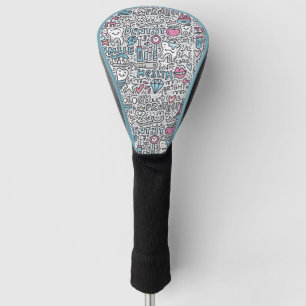 Zahnmedizinisches Cartoon-Muster Golf Headcover