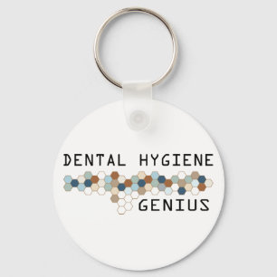 Zahnmedizinisches Hygiene-Genie Schlüsselanhänger