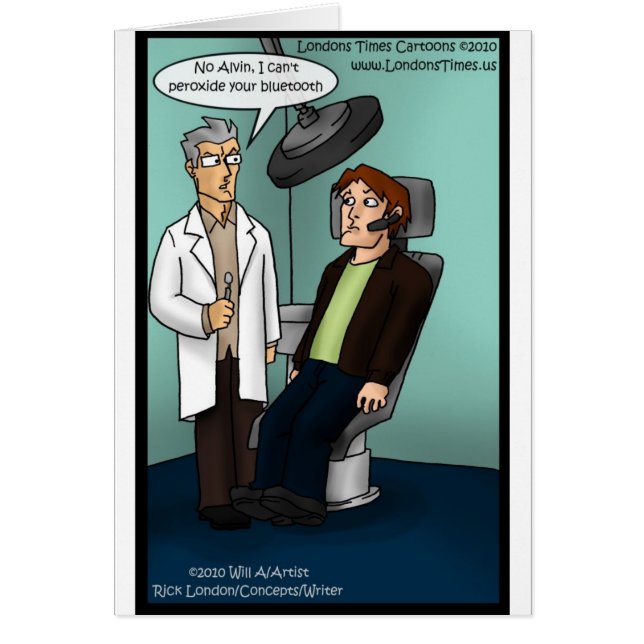 Zahnperoxid Bluetooth? Funny Gifts Cards T-Shirts (Vorne)