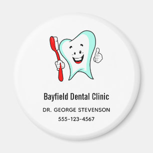 Zahnpflege - Happy Tooth mit Toothbrush Magnet