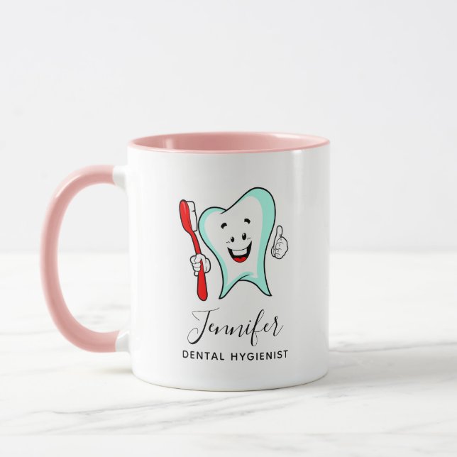 Zahnpflege - Happy Tooth mit Toothbrush Tasse (Links)