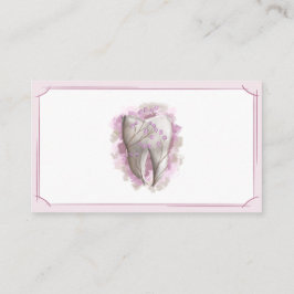 Zahnpflege. Zahnarzt / Zahnärztin. Vorlage Visitenkarte