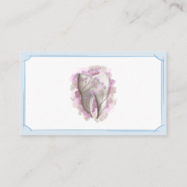 Zahnpflege. Zahnarzt / Zahnärztin. Vorlage Visitenkarte