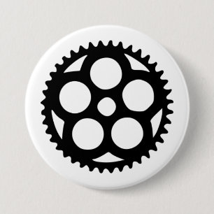 Zahnrad oldstyle Nr. 1 Buttons