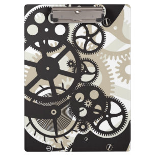 Zahnradarbeit Klemmbrett