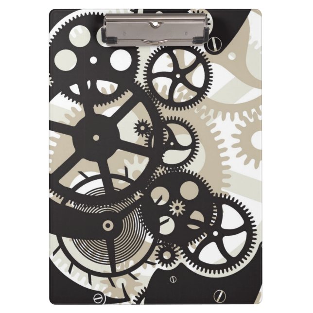 Zahnradarbeit Klemmbrett (Vorderseite)